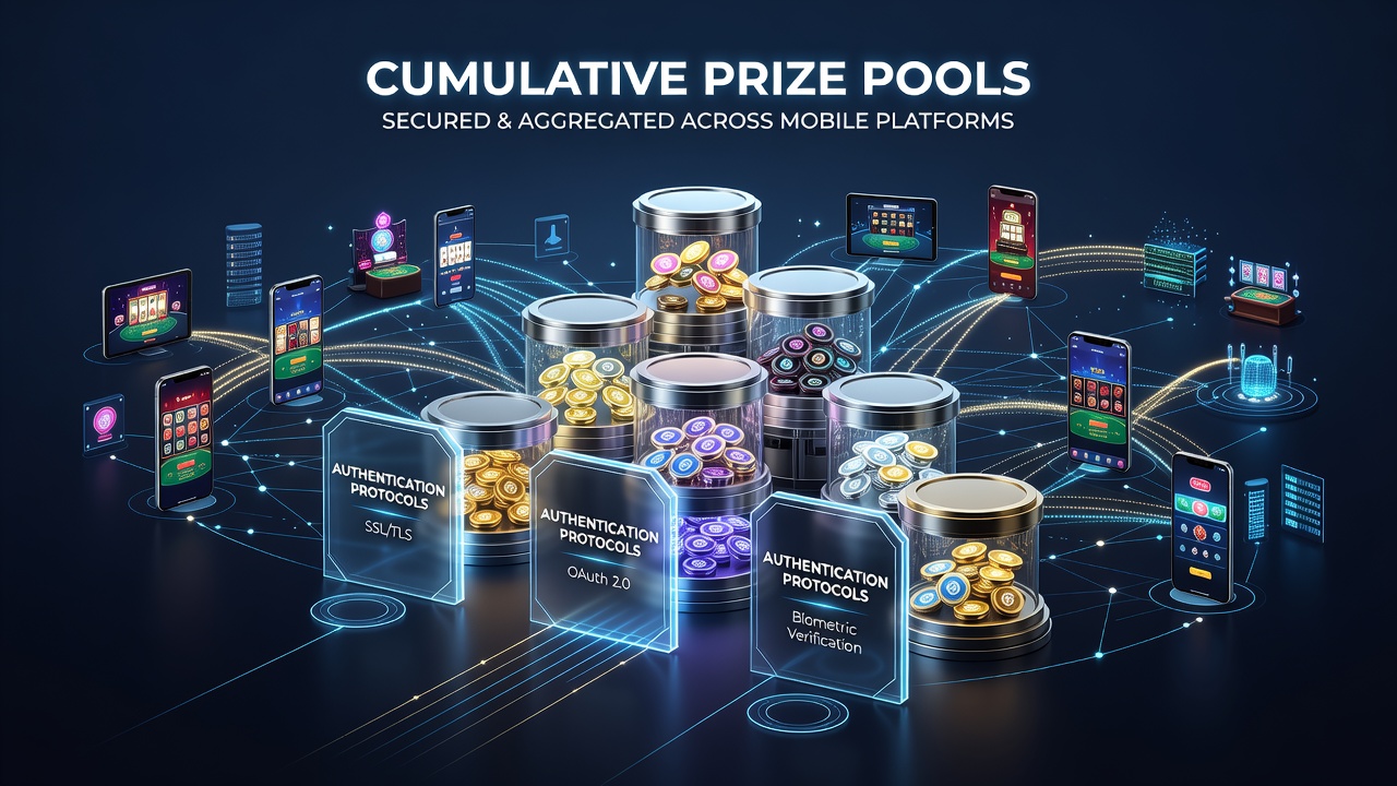 Illustration zu Token-basierten Zugangskontrollen und Pool-Verwaltung in mobilen Casinos