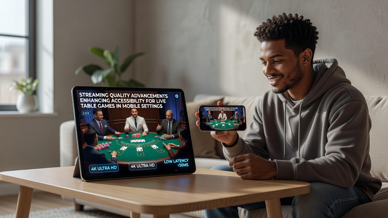 Mobile Nutzer erleben verbesserte Streaming-Qualität bei Live-Tischspielen